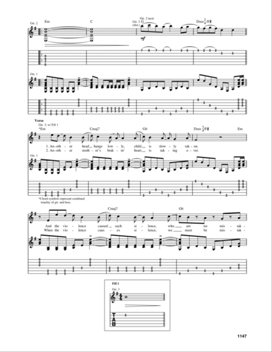 Zombie Electric Guitar scores gallery preview page 2