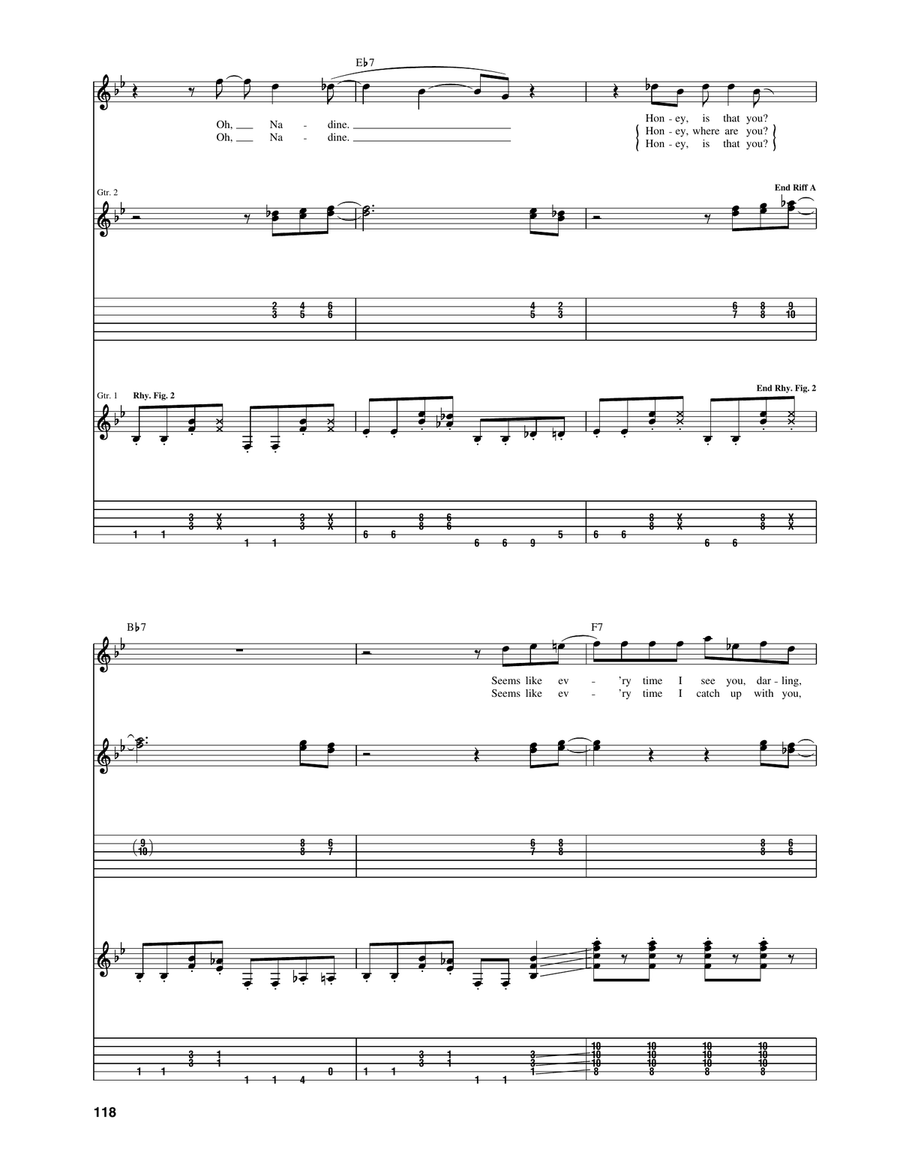 Nadine (Is It You) Nadine (Is It You) Acoustic Guitar scores gallery preview page 2