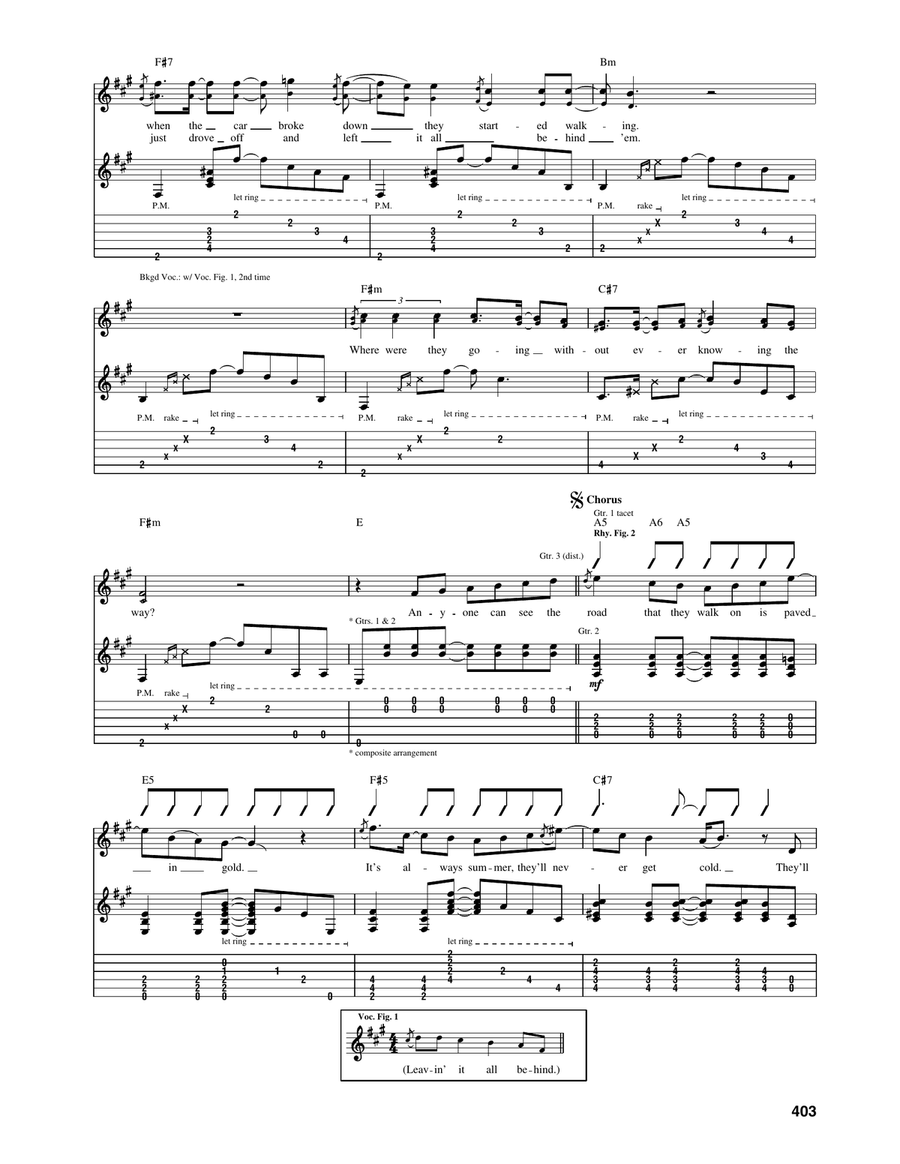 The Way The Way Acoustic Guitar scores gallery preview page 3