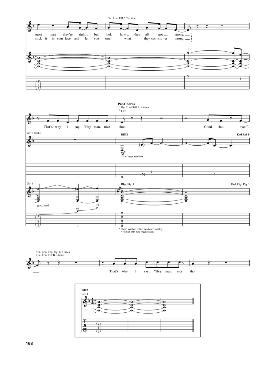 Hey Man Nice Shot Hey Man Nice Shot Acoustic Guitar scores gallery preview page 3