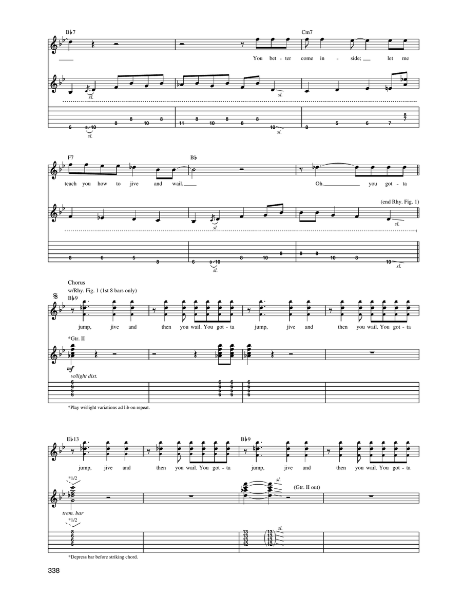Jump, Jive An' Wail Jump, Jive An' Wail Acoustic Guitar scores gallery preview page 2