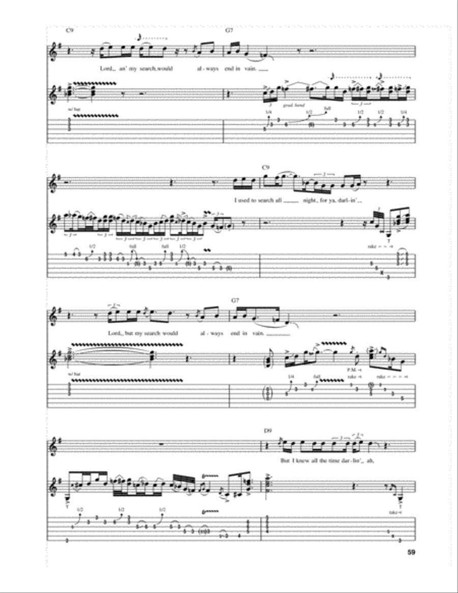The Things That I Used To Do Electric Guitar scores gallery preview page 3