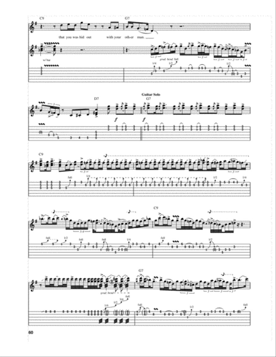 The Things That I Used To Do Electric Guitar scores gallery preview page 4