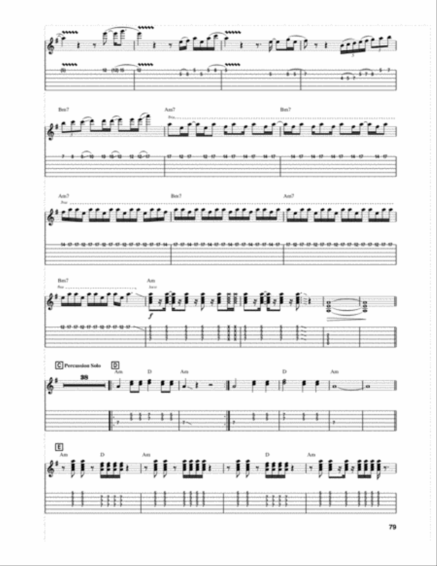 Soul Sacrifice Electric Guitar scores gallery preview page 2