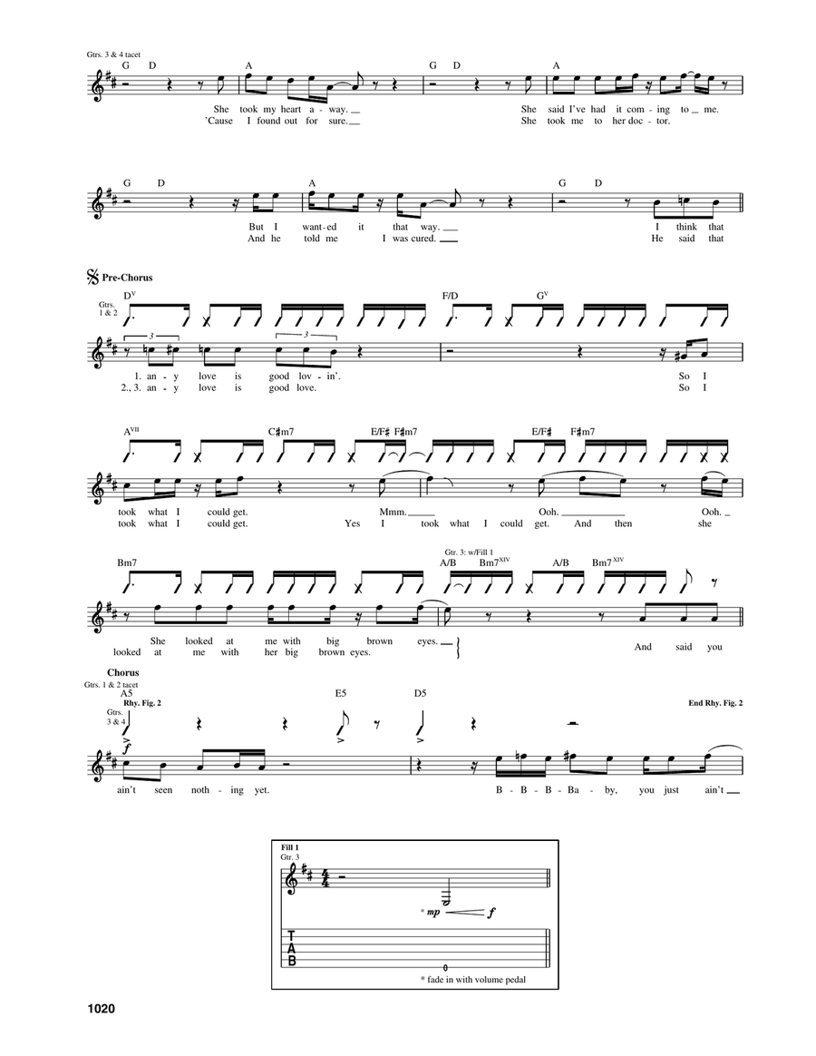 You Ain't Seen Nothin' Yet Acoustic Guitar scores gallery preview page 2