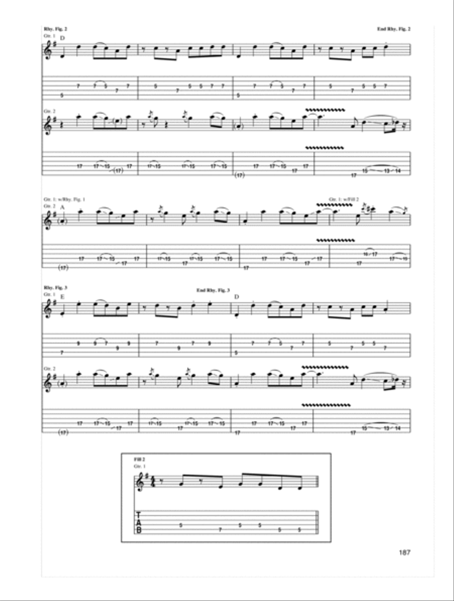 One Way Out Electric Guitar scores gallery preview page 2