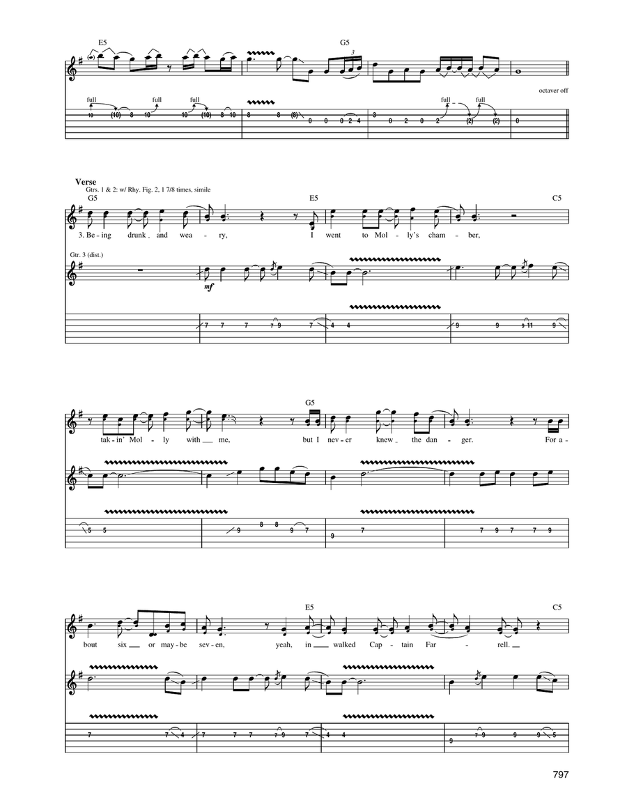 Whiskey In The Jar Whiskey In The Jar Acoustic Guitar scores gallery preview page 5