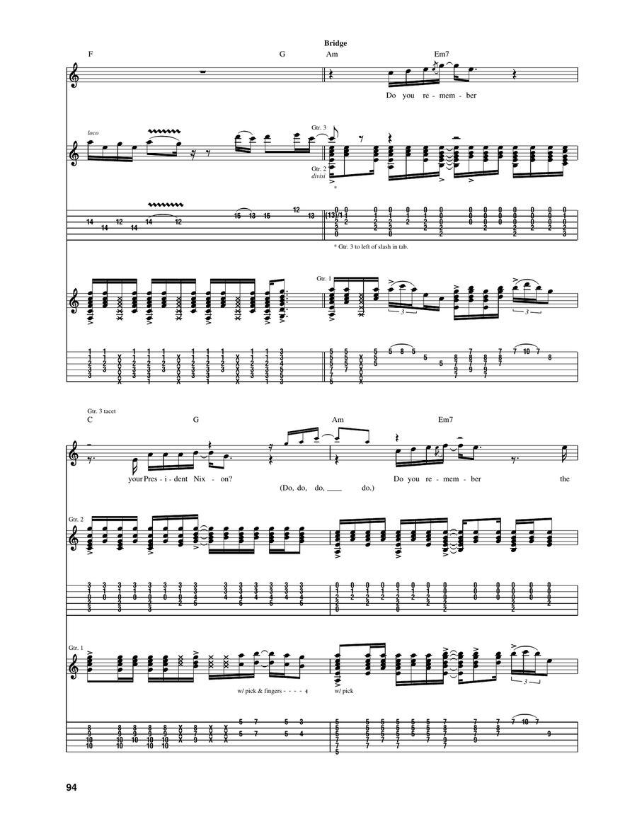 Young Americans Acoustic Guitar scores gallery preview page 5
