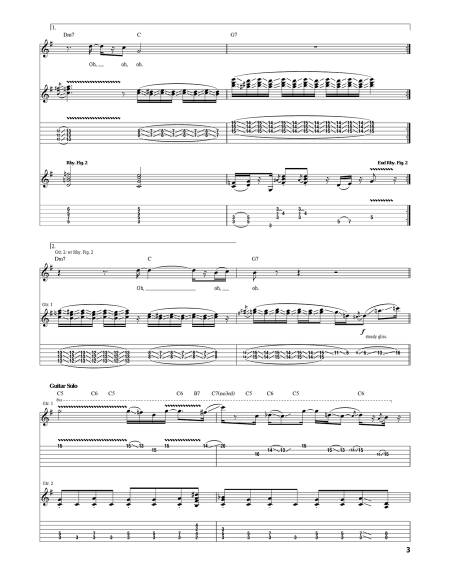 Don't Keep Me Wonderin' Don't Keep Me Wonderin' Acoustic Guitar scores gallery preview page 3