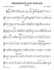 Presidents Day Parade (March) - Bb Tenor Saxophone