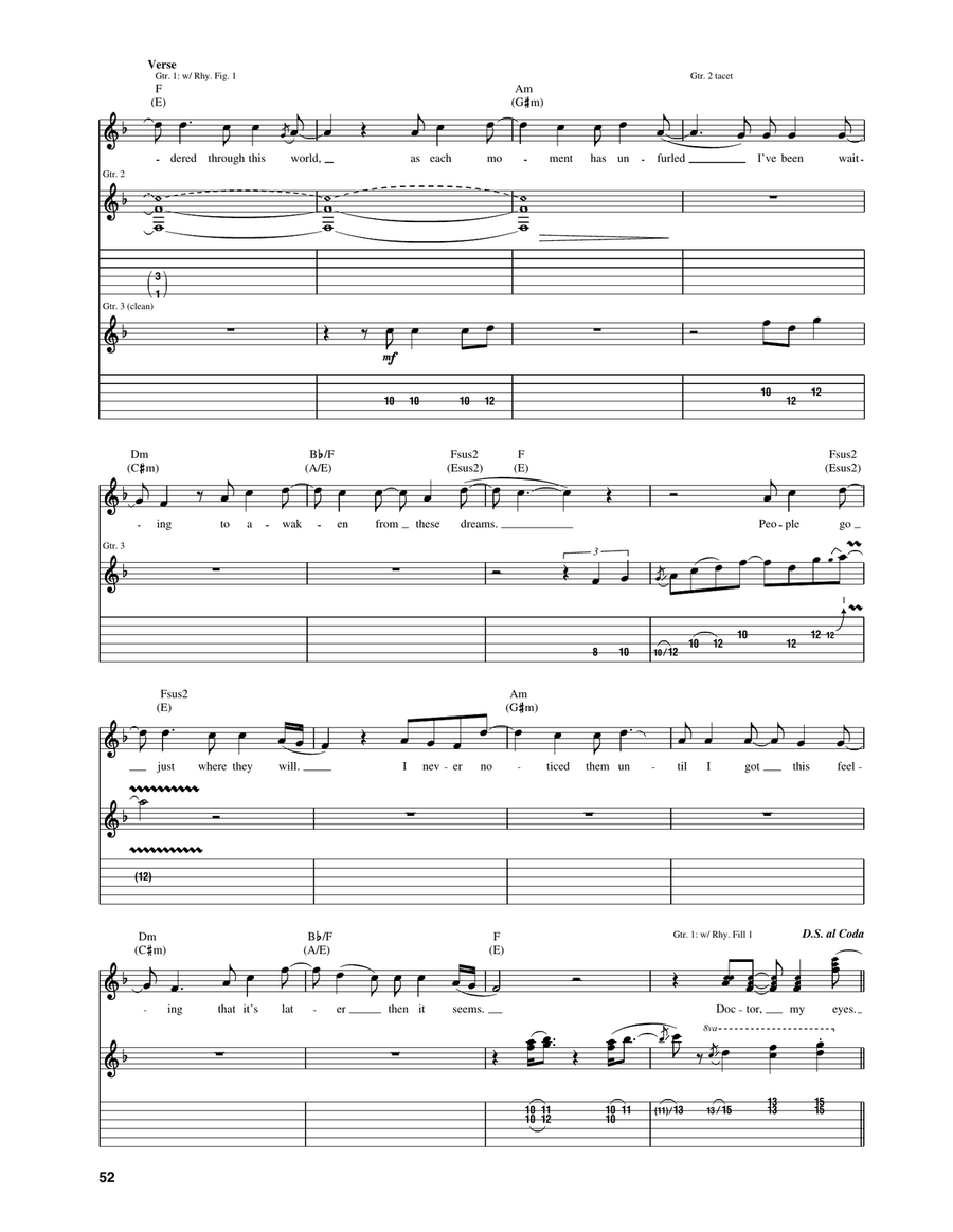 Doctor, My Eyes Doctor, My Eyes Acoustic Guitar scores gallery preview page 4