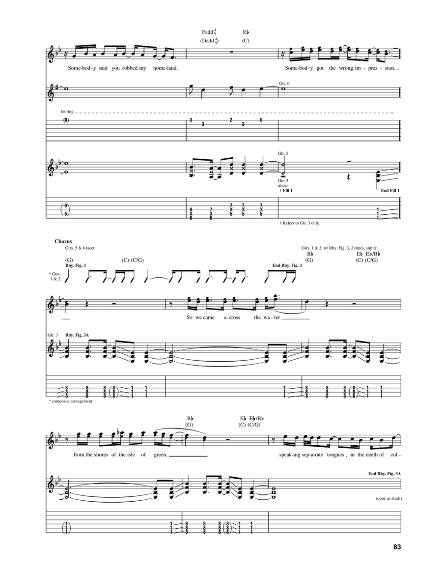 Celtic Aggression Celtic Aggression Acoustic Guitar scores gallery preview page 3