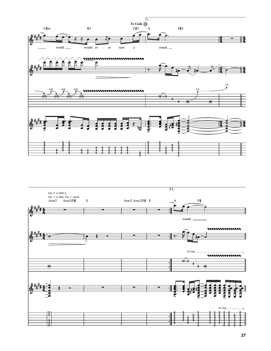 Carnival Carnival Acoustic Guitar scores gallery preview page 4