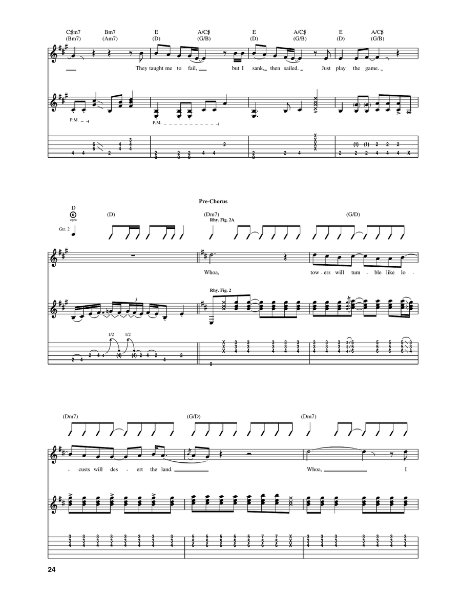 Can't Win Can't Win Acoustic Guitar scores gallery preview page 3