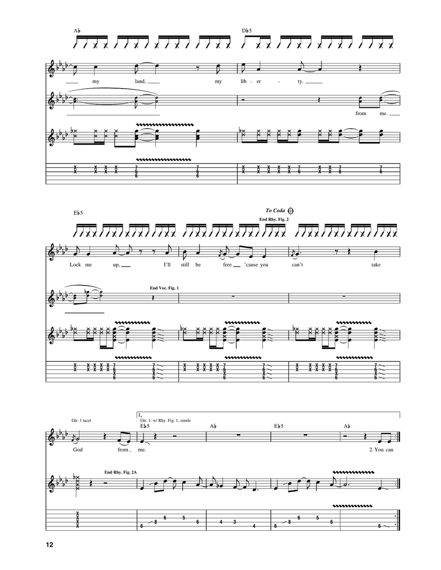 Can't Take God Away Can't Take God Away Acoustic Guitar scores gallery preview page 3