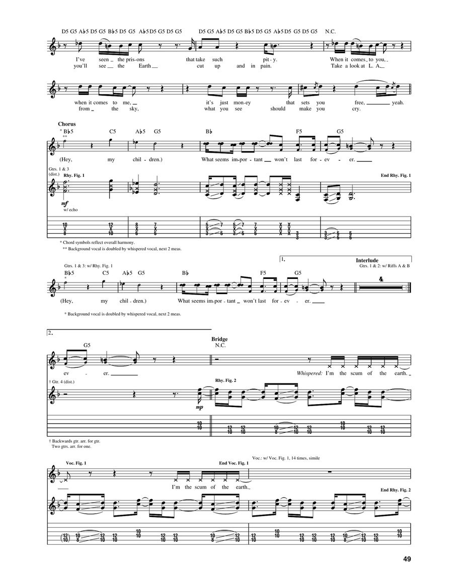 Cancer Cancer Acoustic Guitar scores gallery preview page 2