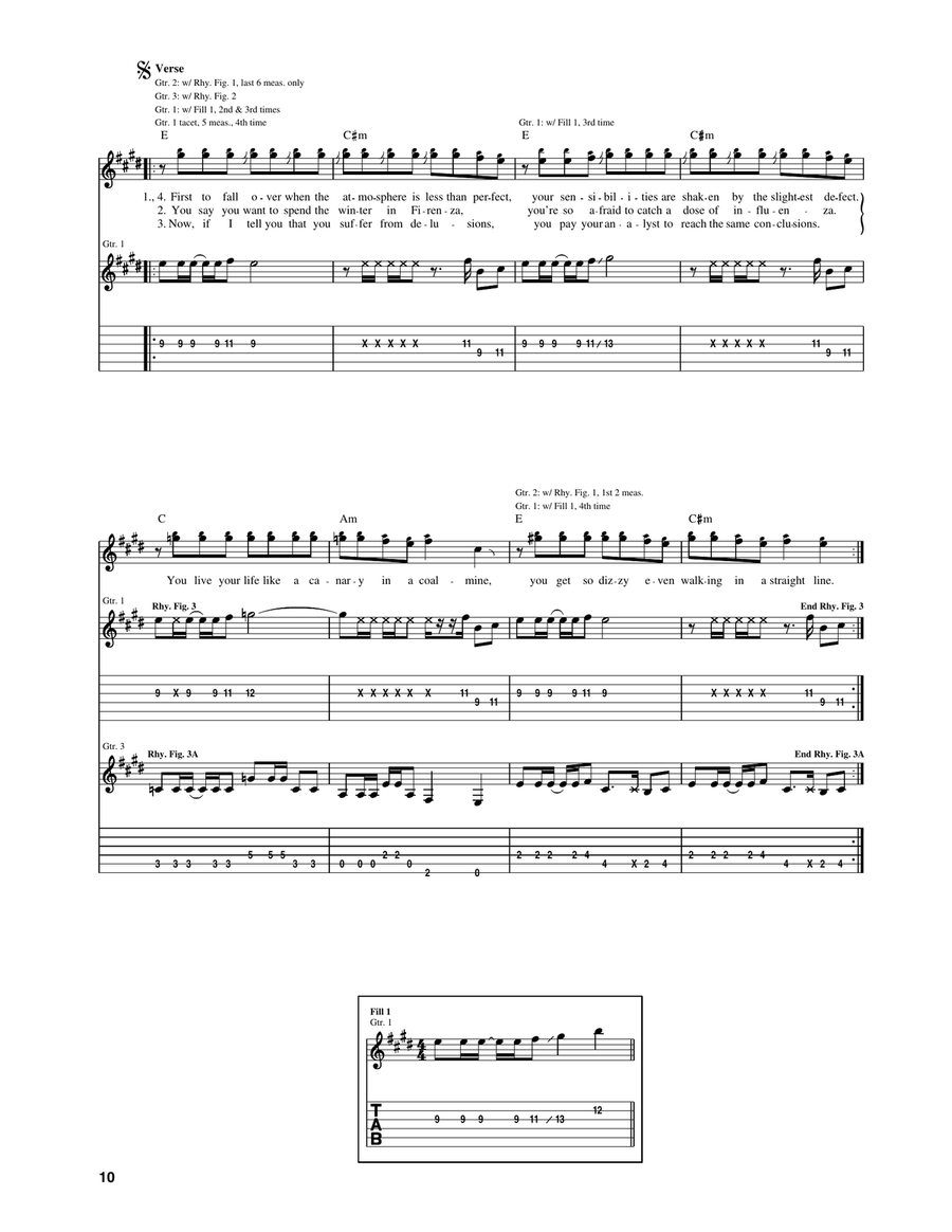 Canary In A Coalmine Canary In A Coalmine Acoustic Guitar scores gallery preview page 2
