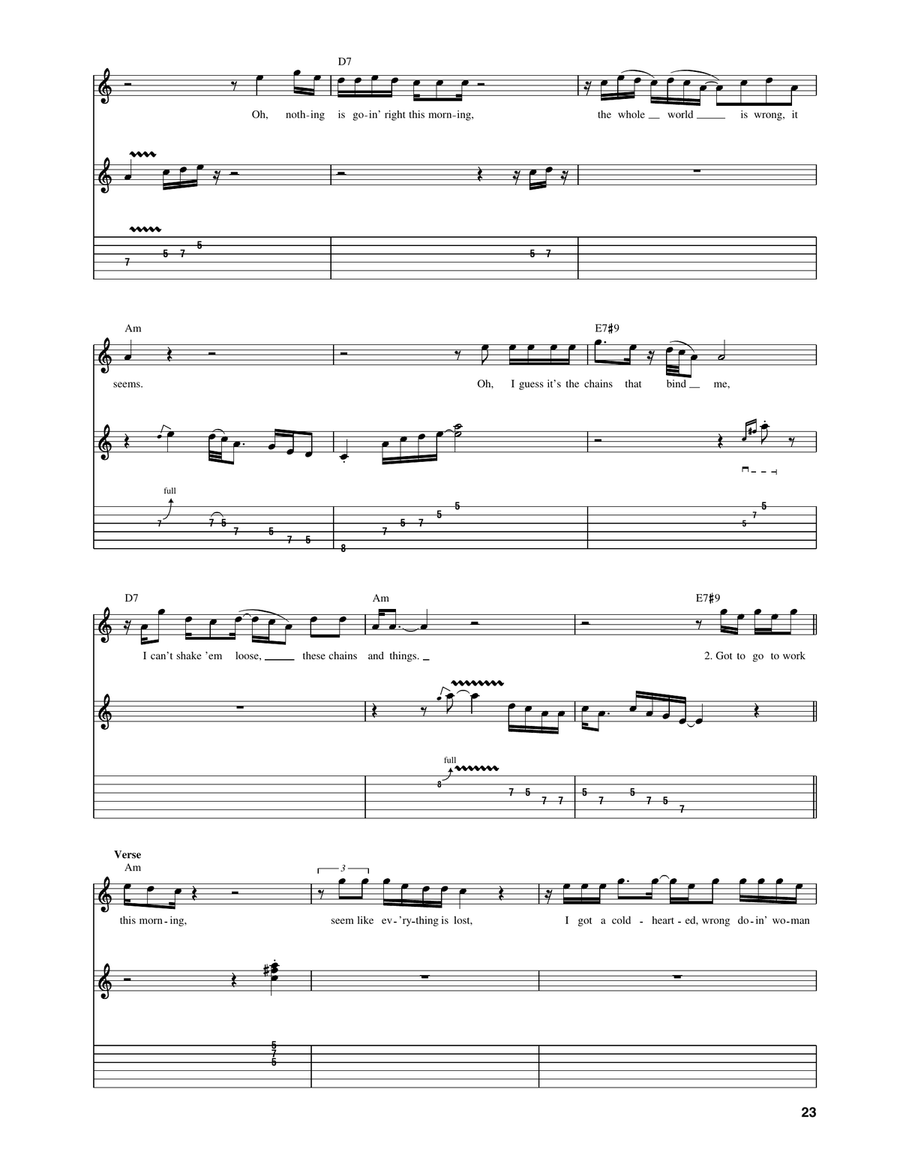 Chains And Things Chains And Things Acoustic Guitar scores gallery preview page 2
