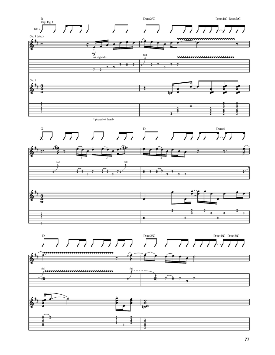 Can't You See Can't You See Acoustic Guitar scores gallery preview page 2