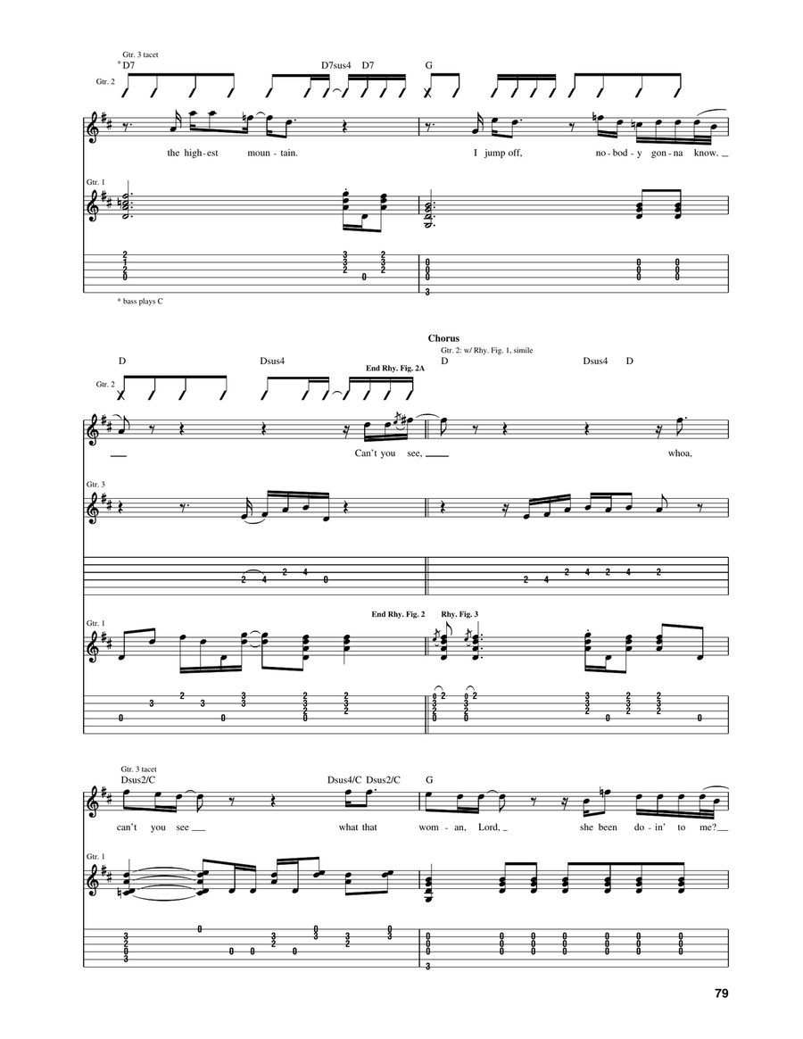 Can't You See Can't You See Acoustic Guitar scores gallery preview page 4