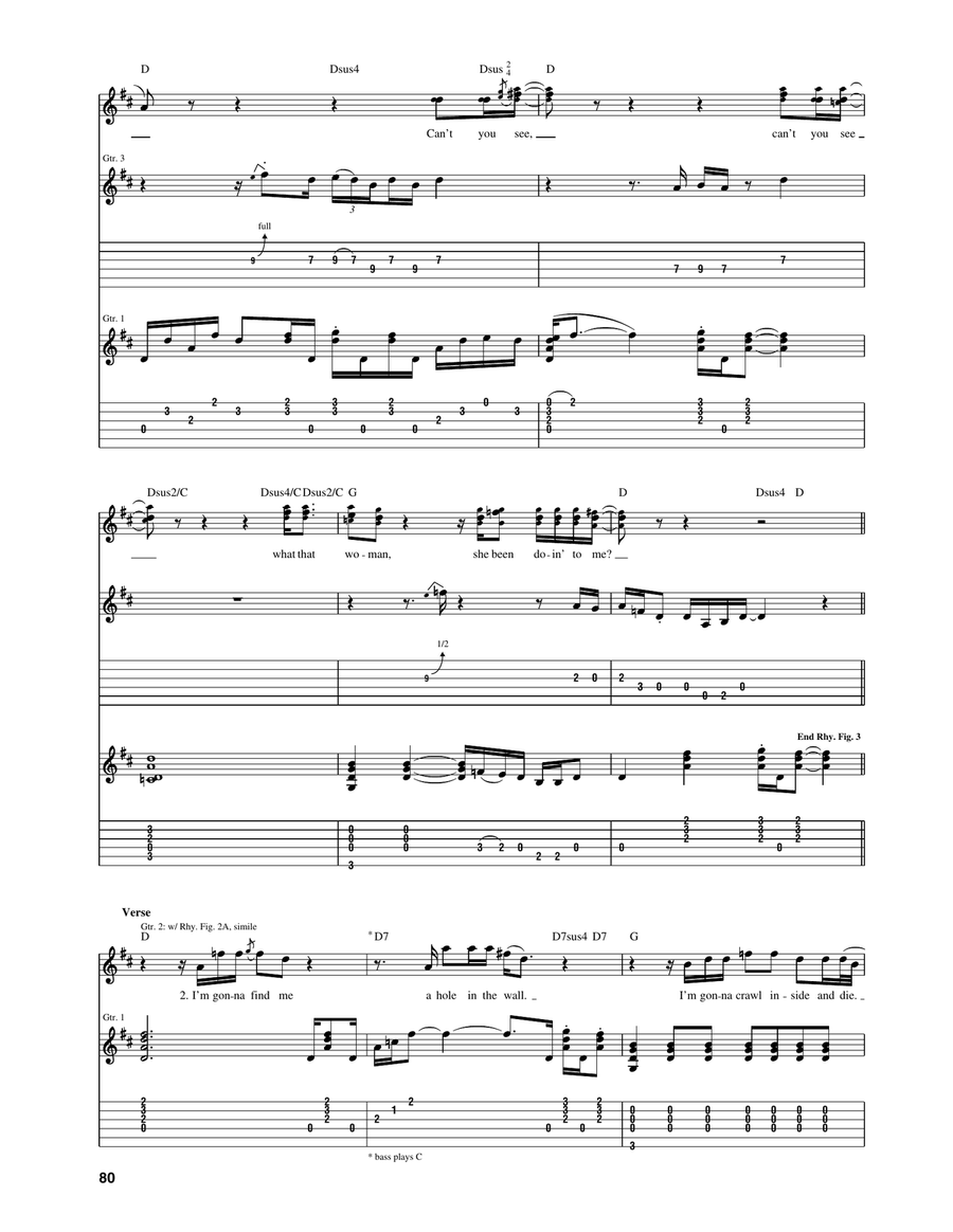 Can't You See Can't You See Acoustic Guitar scores gallery preview page 5