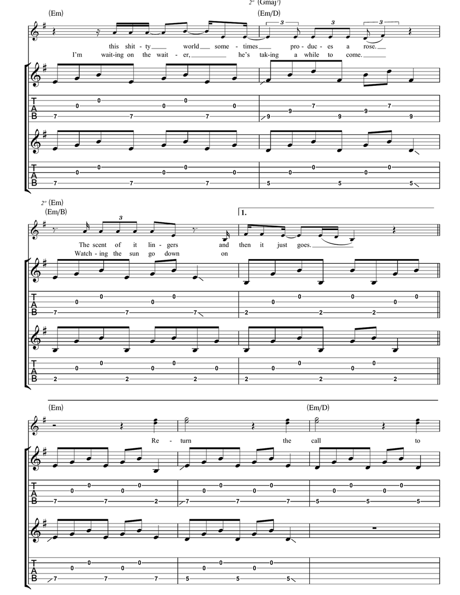 Cedars Of Lebanon Cedars Of Lebanon Guitar Tablature scores gallery preview page 5