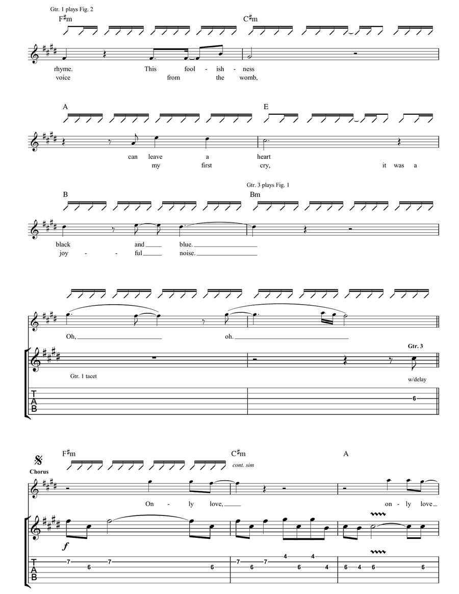 Magnificent Magnificent Guitar Tablature scores gallery preview page 4