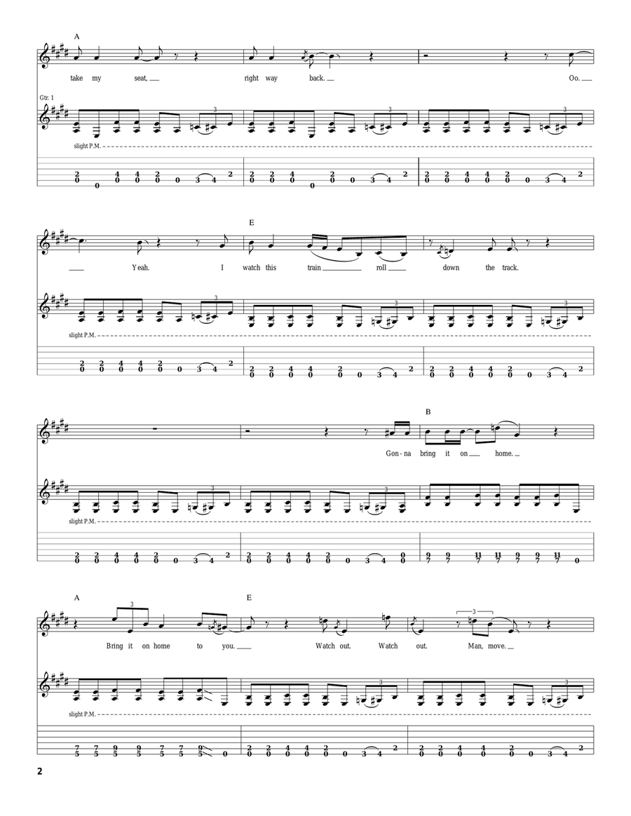 Bring It On Home Bring It On Home Acoustic Guitar scores gallery preview page 2