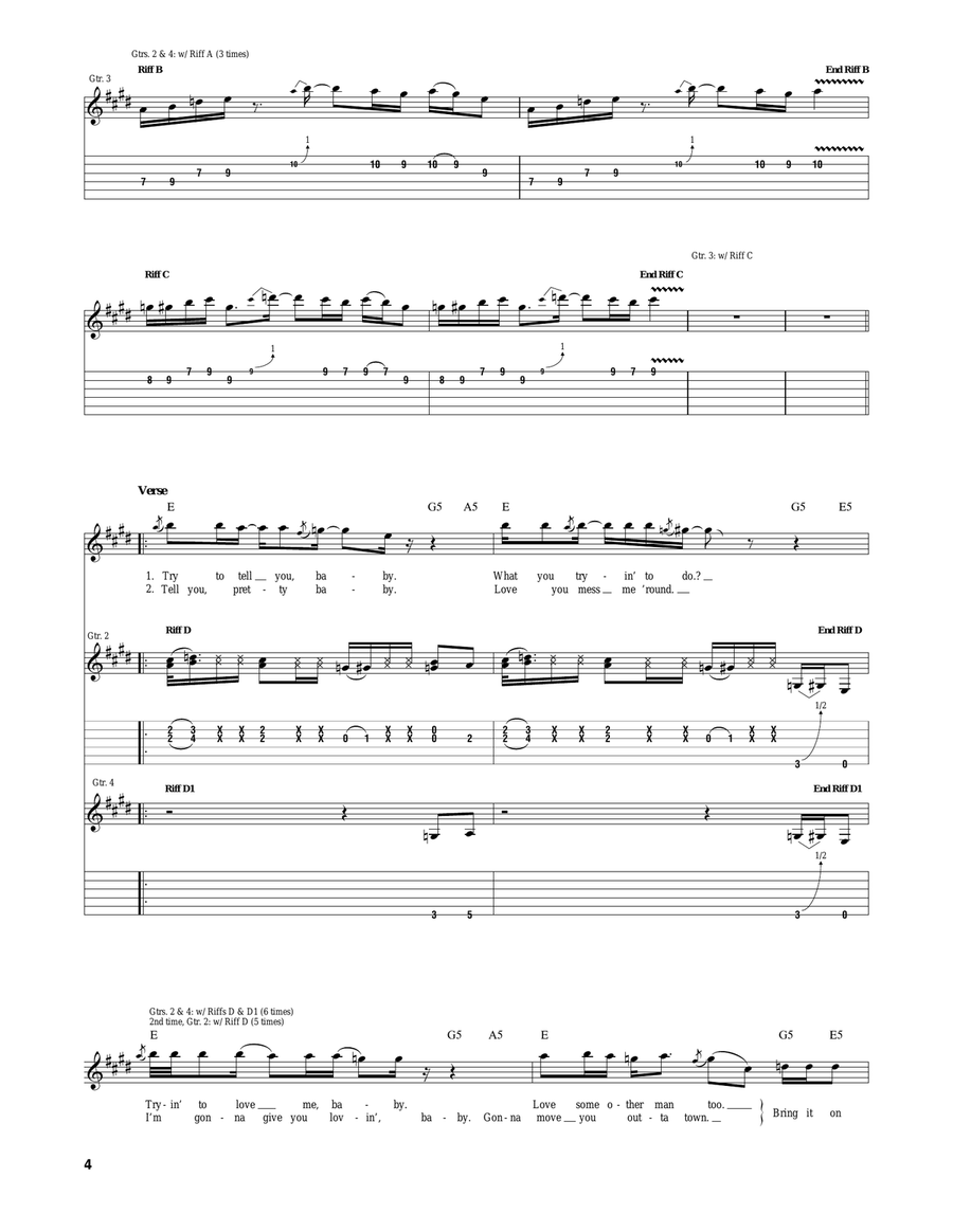 Bring It On Home Bring It On Home Acoustic Guitar scores gallery preview page 4
