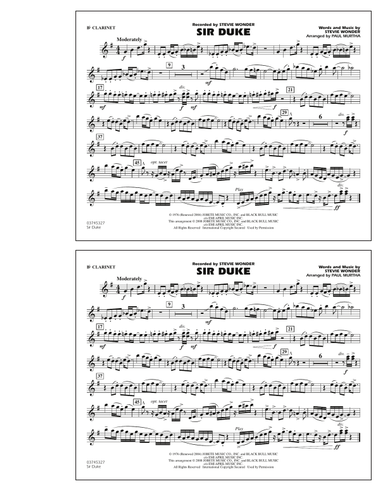 Sir Duke - Bb Clarinet