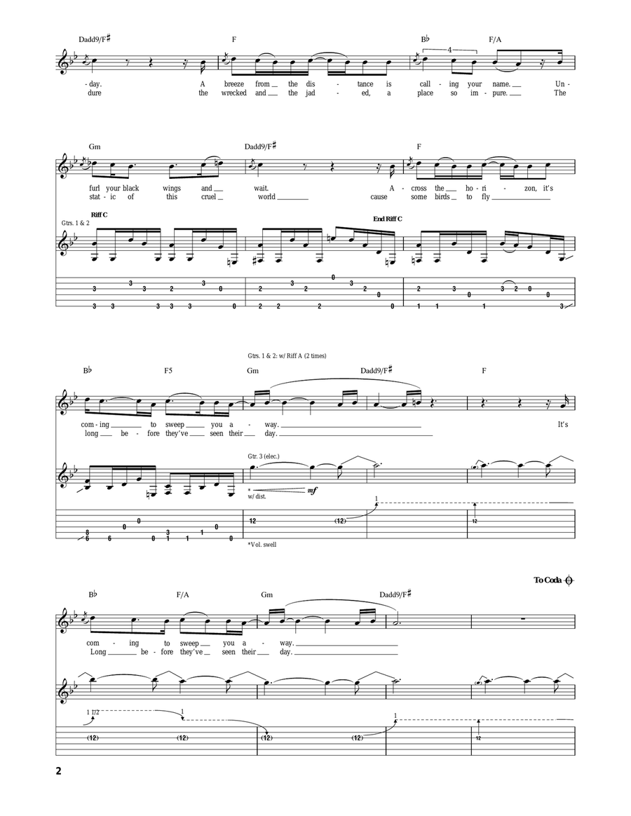 Blackbird Blackbird Acoustic Guitar scores gallery preview page 2