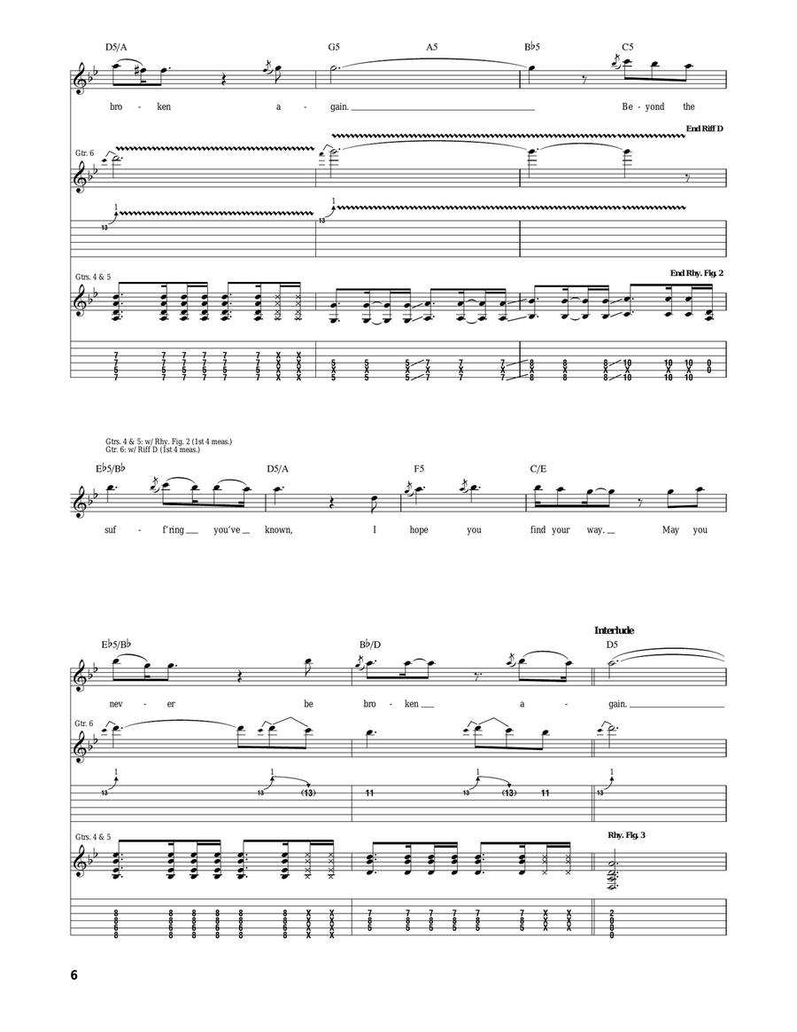 Blackbird Blackbird Acoustic Guitar scores gallery preview page 6