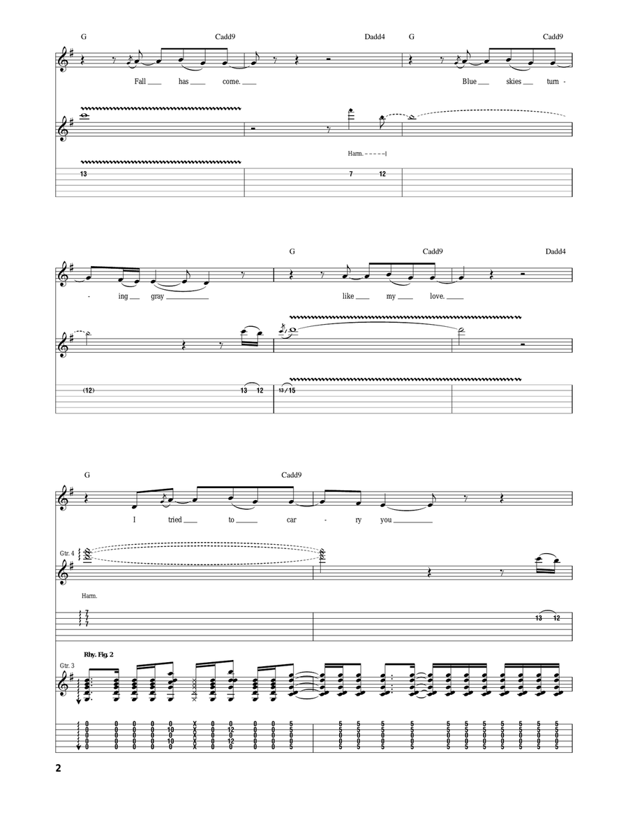 Watch Over You Watch Over You Acoustic Guitar scores gallery preview page 2