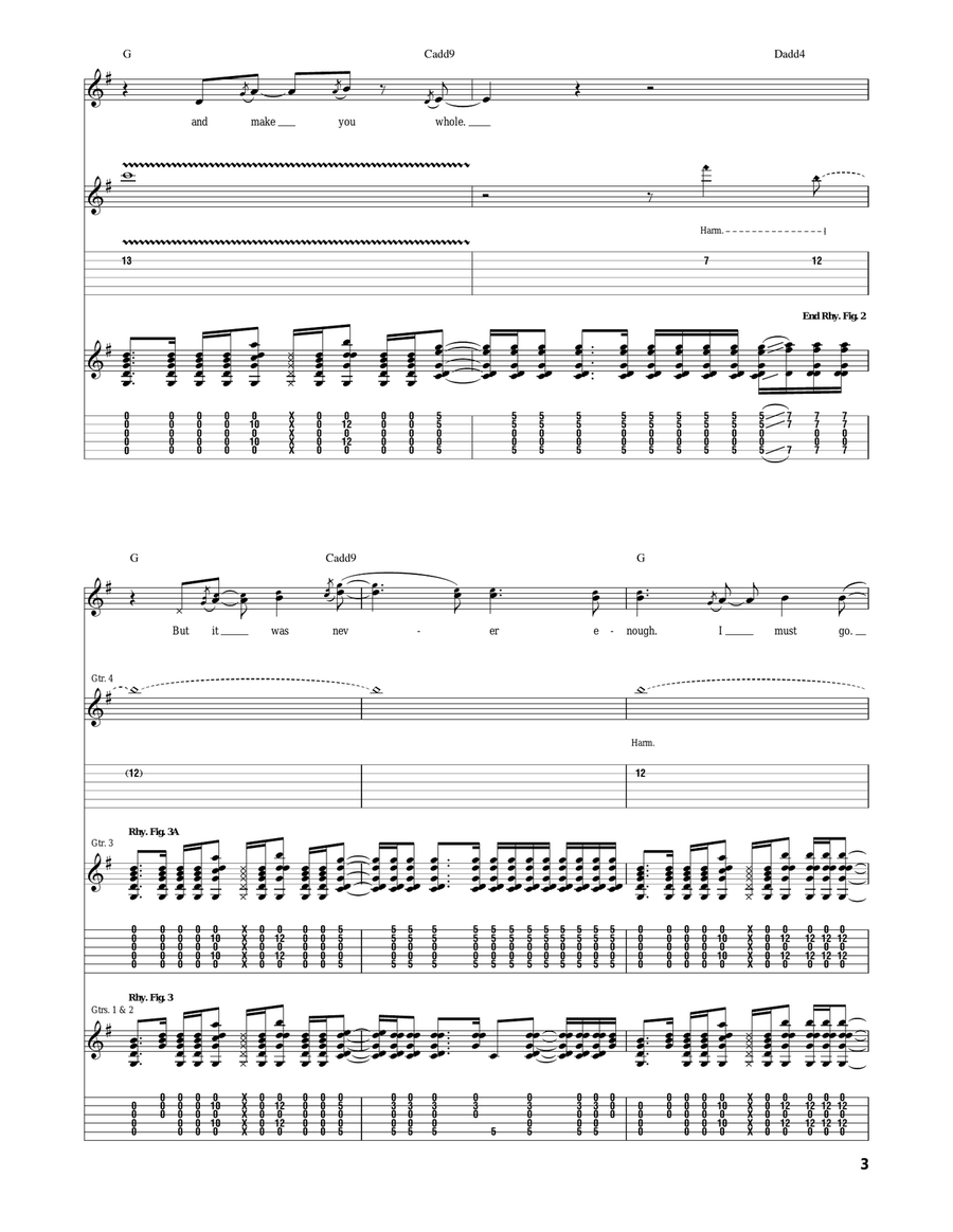 Watch Over You Watch Over You Acoustic Guitar scores gallery preview page 3
