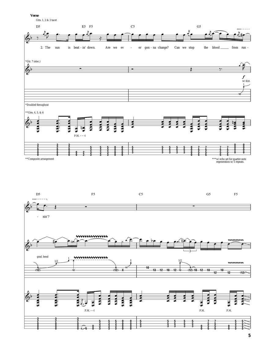 Rise Today Rise Today Acoustic Guitar scores gallery preview page 5
