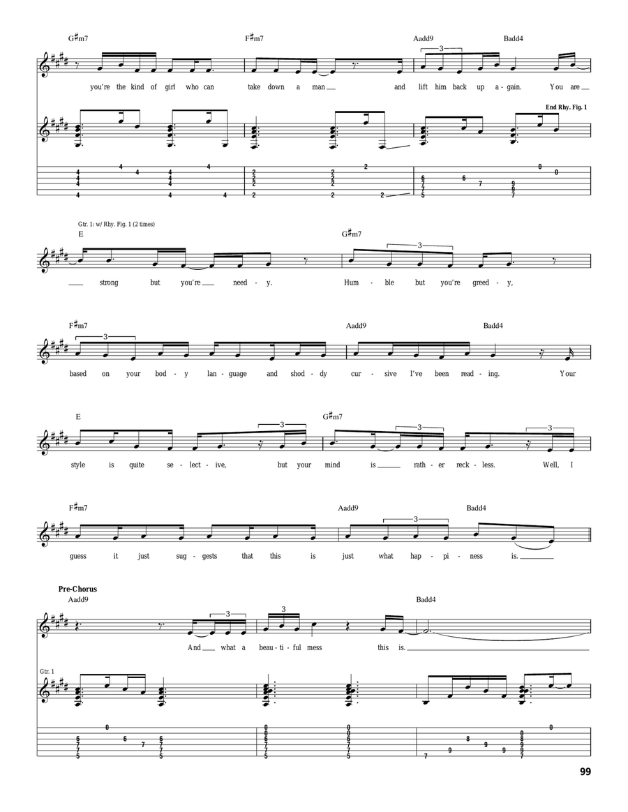 A Beautiful Mess A Beautiful Mess Acoustic Guitar scores gallery preview page 2
