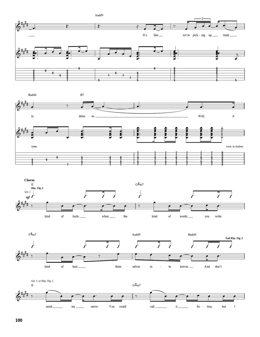 A Beautiful Mess A Beautiful Mess Acoustic Guitar scores gallery preview page 3