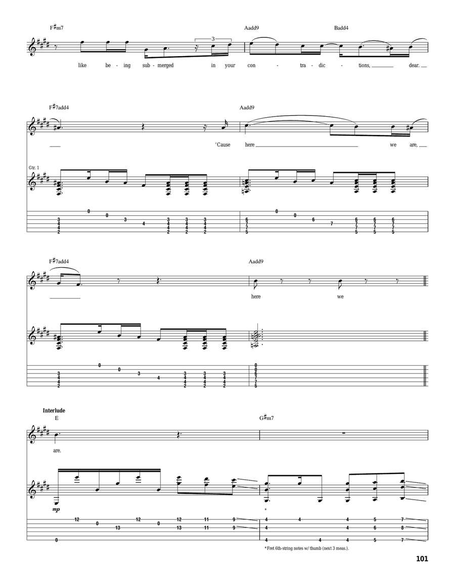 A Beautiful Mess A Beautiful Mess Acoustic Guitar scores gallery preview page 4