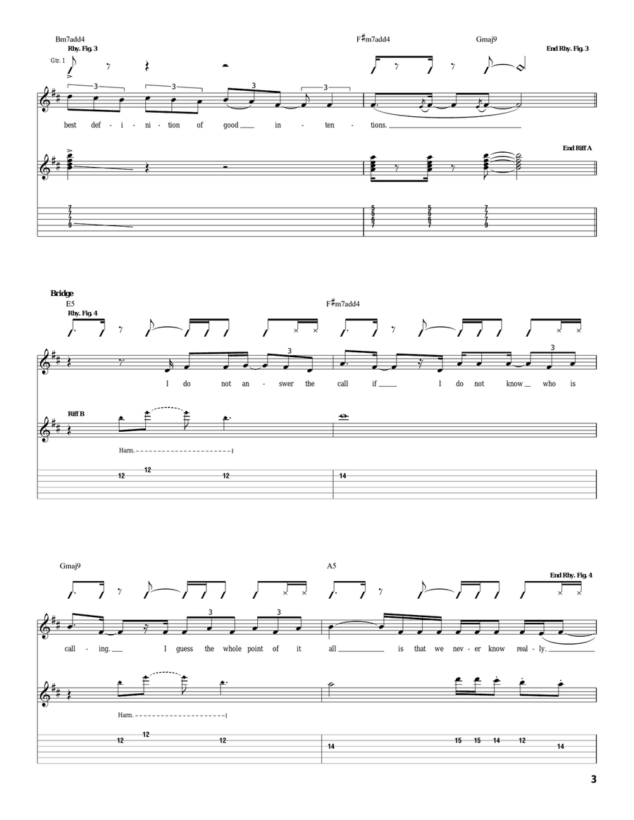 The Dynamo Of Volition Acoustic Guitar scores gallery preview page 3