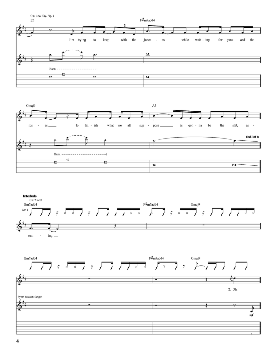 The Dynamo Of Volition Acoustic Guitar scores gallery preview page 4