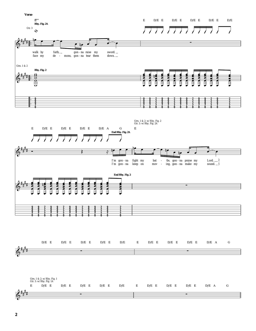 Bring It On Bring It On Acoustic Guitar scores gallery preview page 2