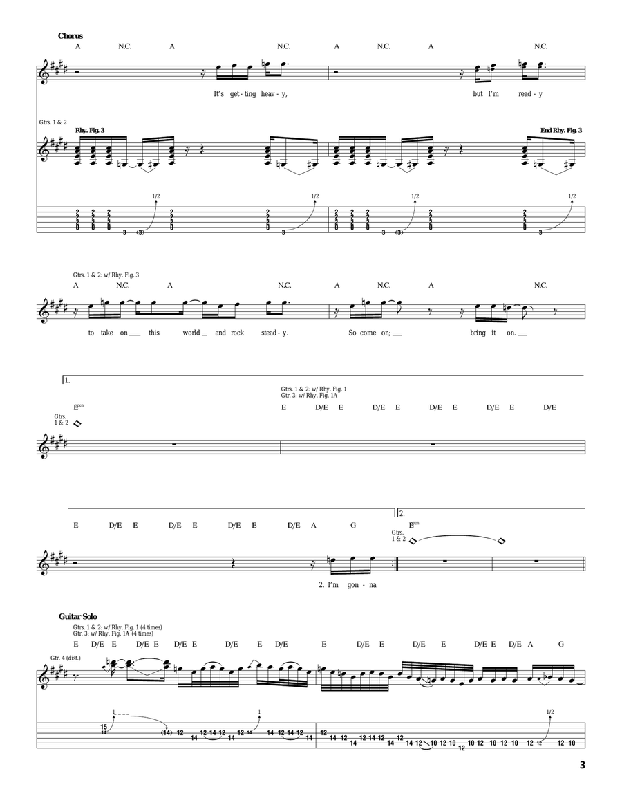 Bring It On Bring It On Acoustic Guitar scores gallery preview page 3