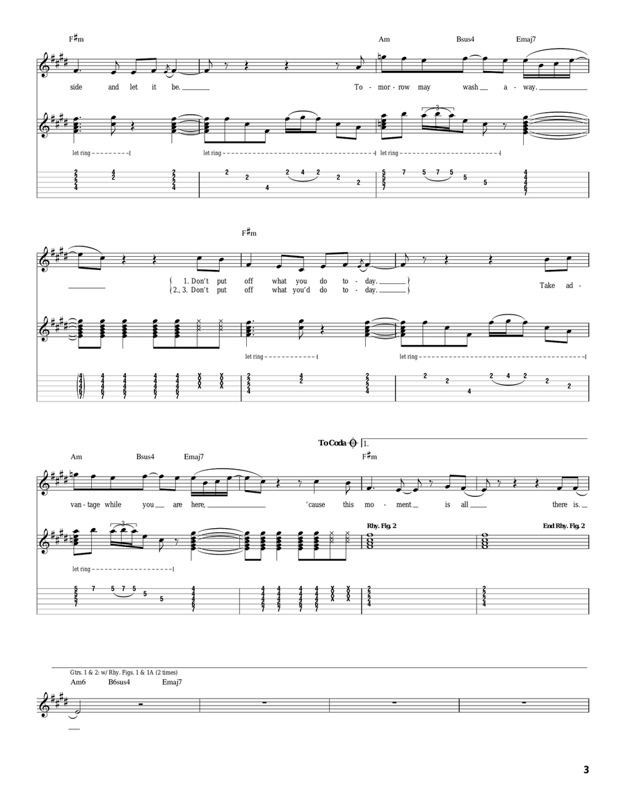 This Moment Is All There Is Acoustic Guitar scores gallery preview page 3