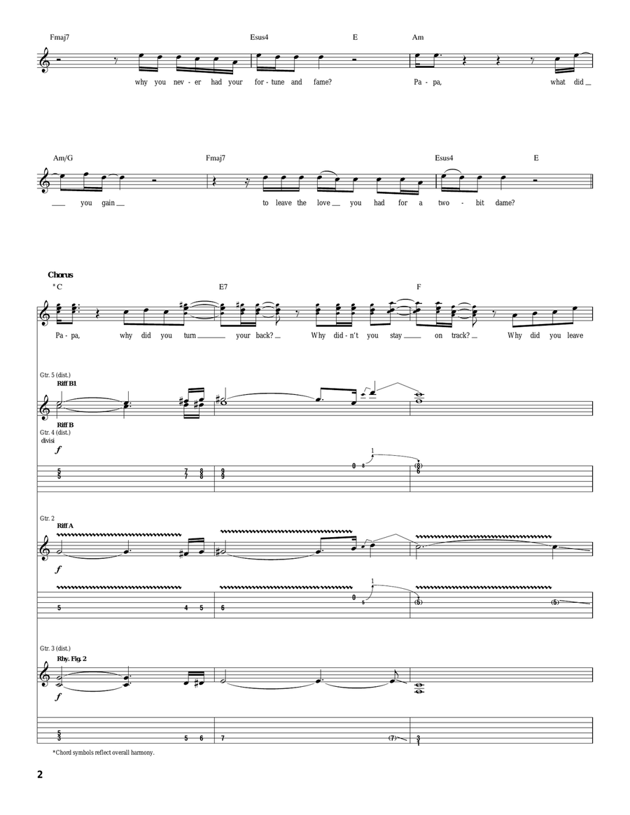 A Long And Sad Goodbye A Long And Sad Goodbye Acoustic Guitar scores gallery preview page 2