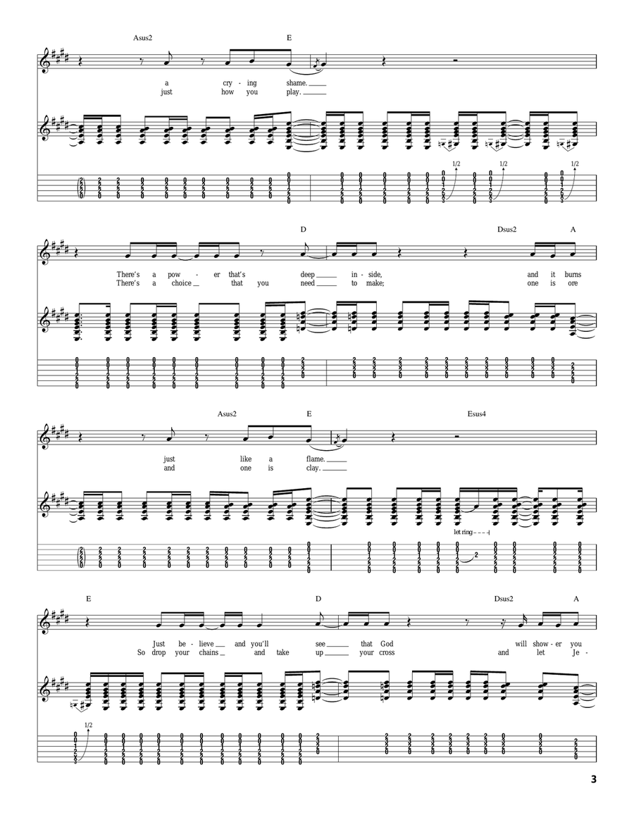 If You Want It If You Want It Acoustic Guitar scores gallery preview page 3
