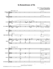 In Remembrance Of Me - Full Score