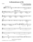 In Remembrance Of Me - Violin 1