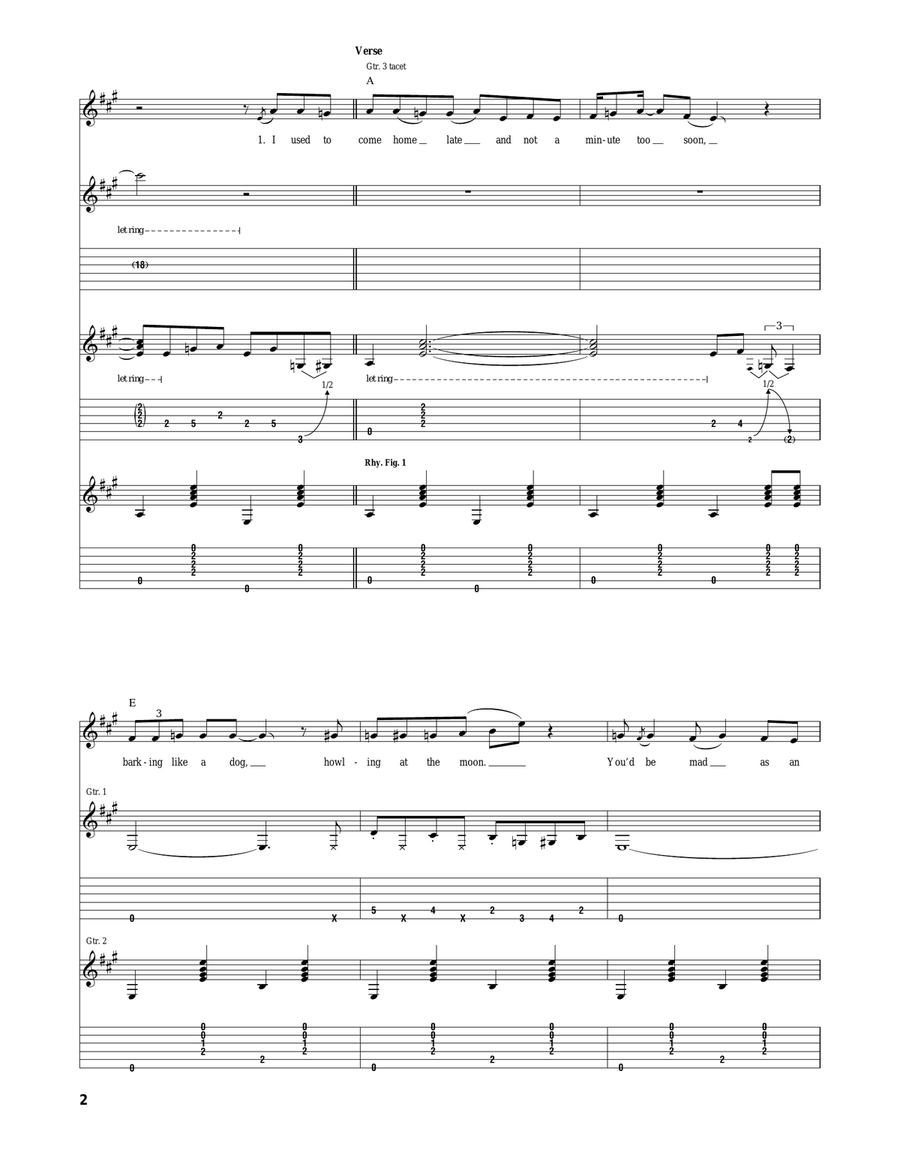 You Ain't Much Fun You Ain't Much Fun Acoustic Guitar scores gallery preview page 2