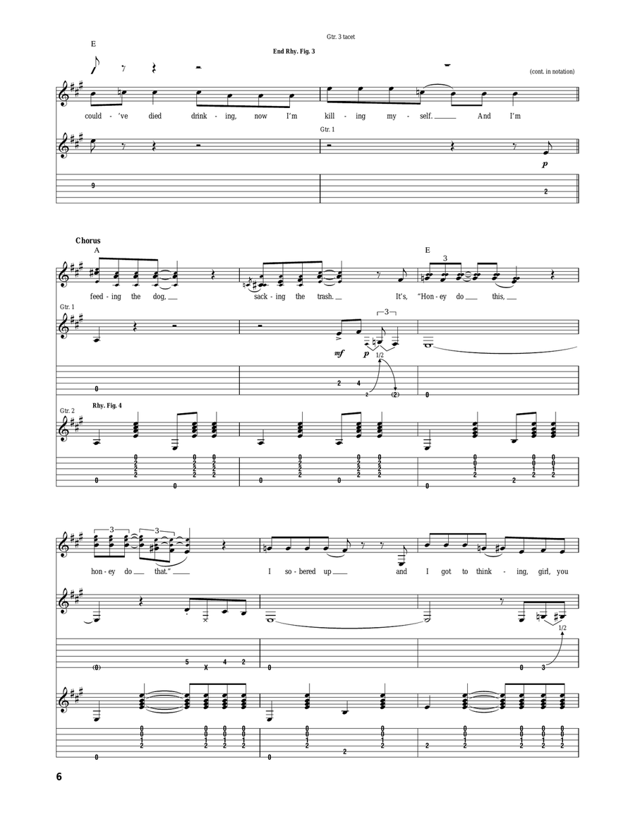 You Ain't Much Fun You Ain't Much Fun Acoustic Guitar scores gallery preview page 6