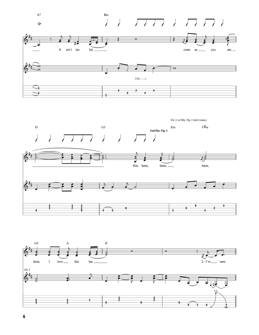 I Love This Bar I Love This Bar Acoustic Guitar scores gallery preview page 6